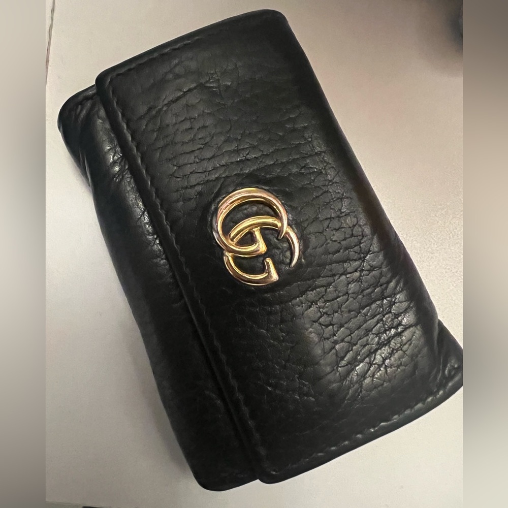 Gucci GG Black Key Holder Case